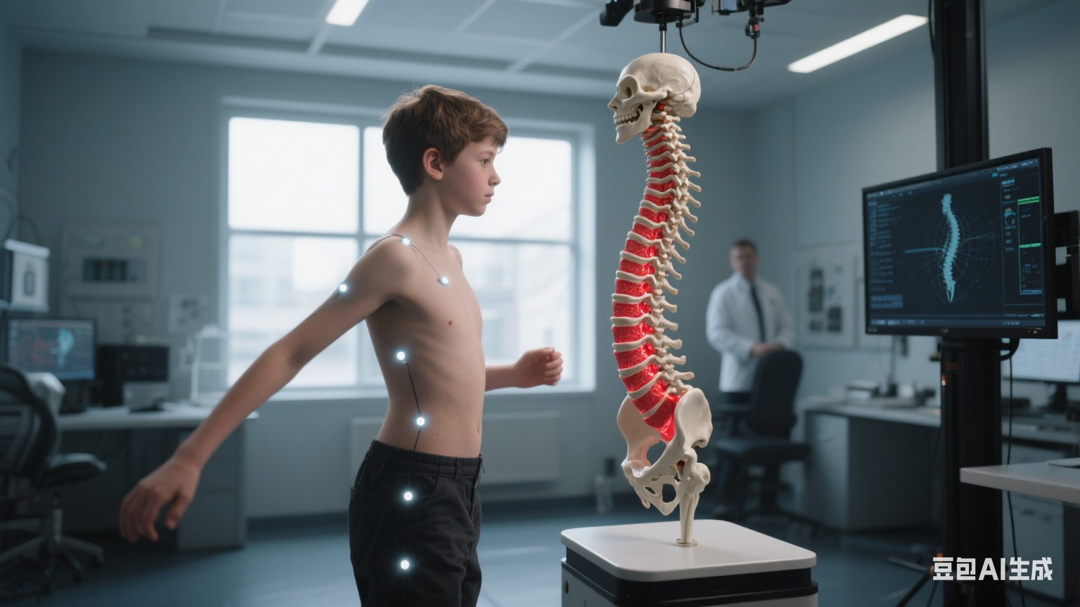 青少年脊柱侧弯病因